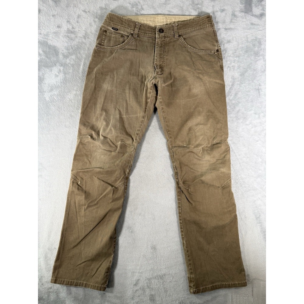Kuhl Easy Rydr Pants Mens 36x34 Brown Patina Dye Outdoor Hiking 5017